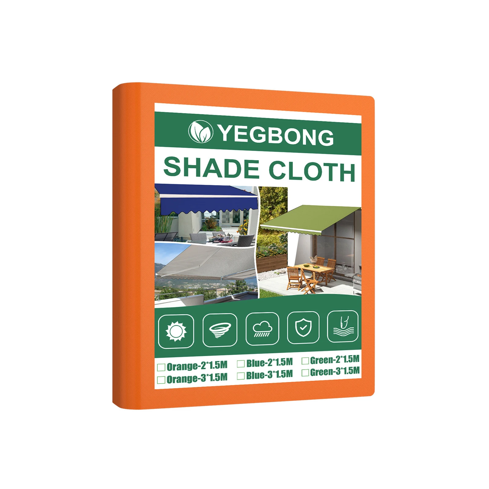 Водонепроницаемый солнцезащитный навес козырек для отдыха на природе большой сада патио Непромокаемая