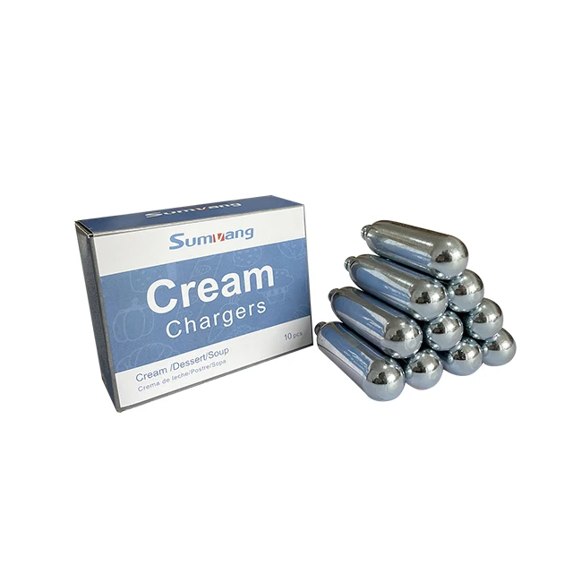 
Factory Price Food Grade 8g Nitrous Oxide Cream Cracker N2O Gas Cartridge Ceam Maker Dessert Tools 