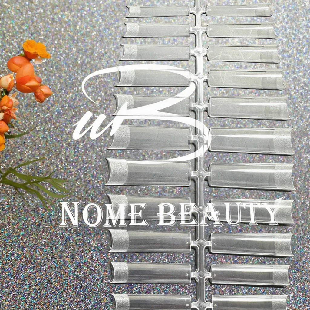 Customized Half Matte XXS XXL Sculpted Artificial Nail Tips Soft Gel X nail tips
