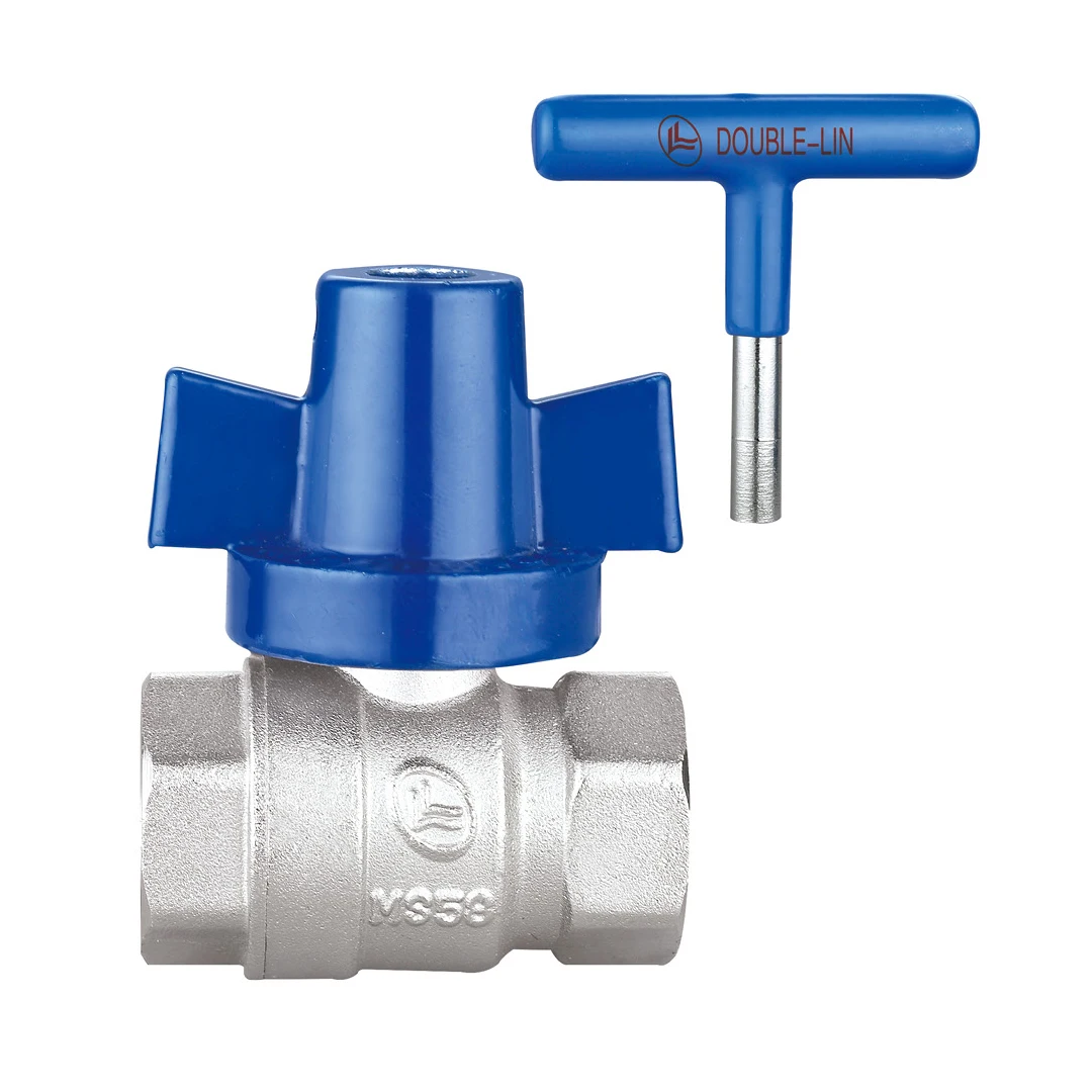 Lockable Brass Ball Valve with/without key