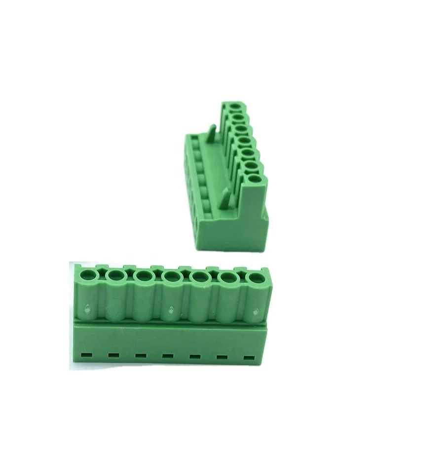 5.0/5.08 5.08mm pcb screw terminal block connector kf301 7p screw head transformer plugin terminal block connector