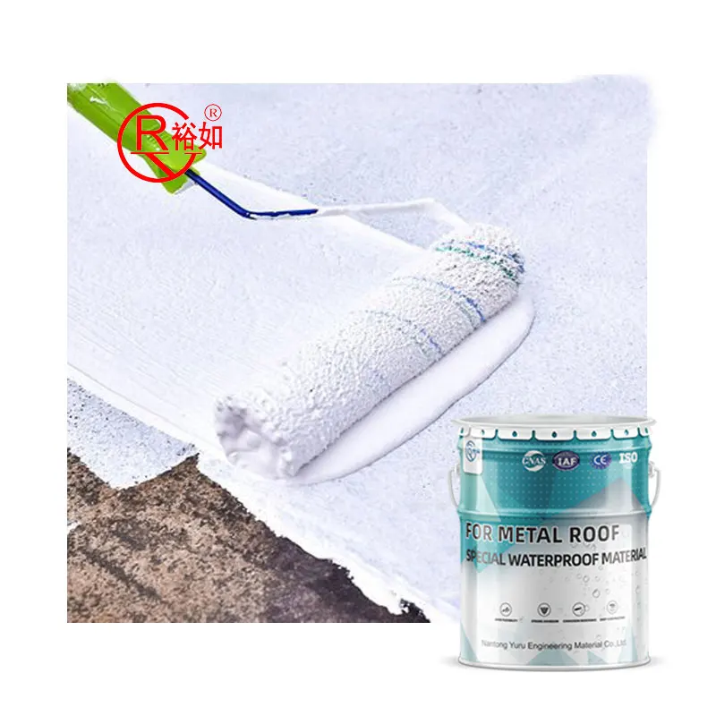 Yu Ru Waterproofing Materials Waterproof Roof Coating Paint Acrylic Waterproof Coating