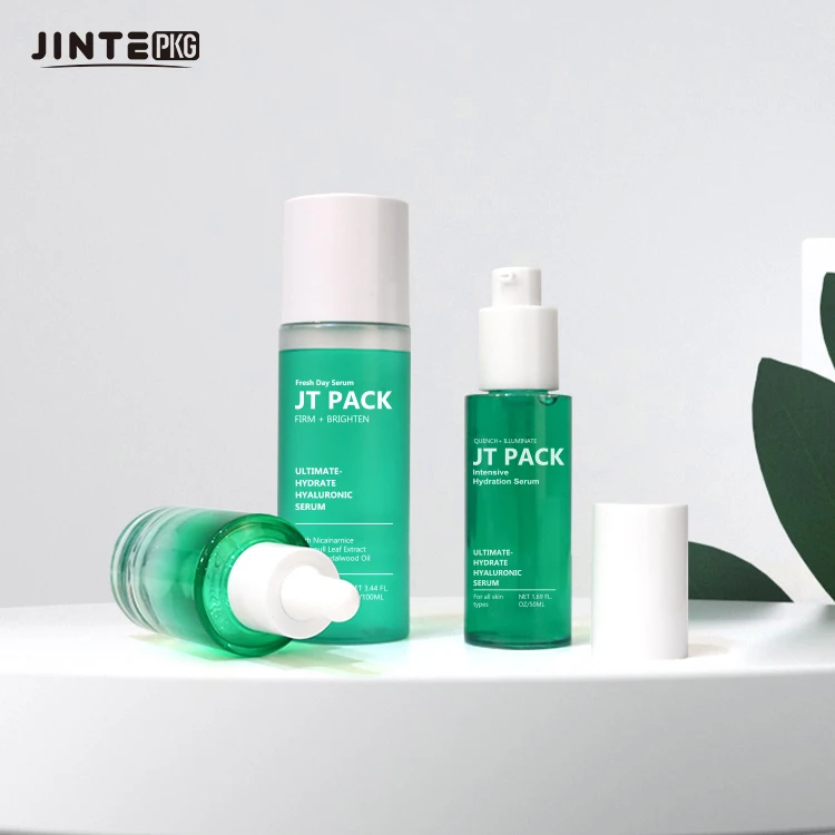 Make Up Set Cosmetics Bottle Set Lotion Plastic Squeeze Soft Tube Airless Bottle Dropper Bottle Cosmetic Jar For Cream and Serum