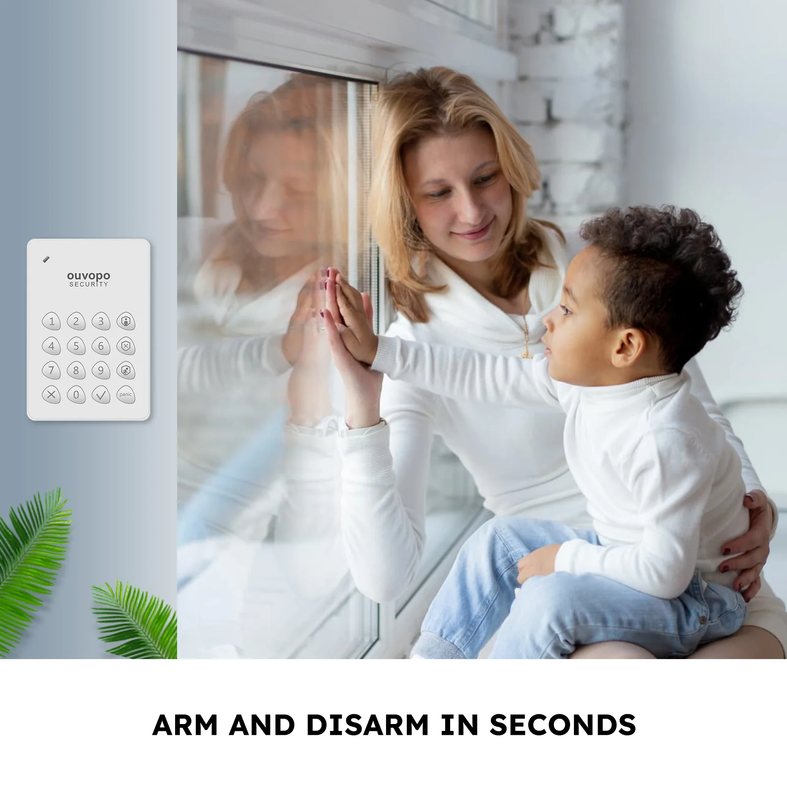 Tuya Smart Home Security System DIY Home Alarm Security Kit Phone Alert  Alarm Siren Door Window Sensors Camera