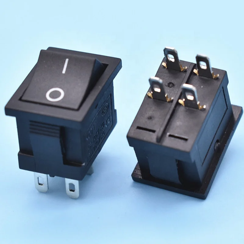 Multi specification KCD1 6 pin power 3 Position rocker momentary switch