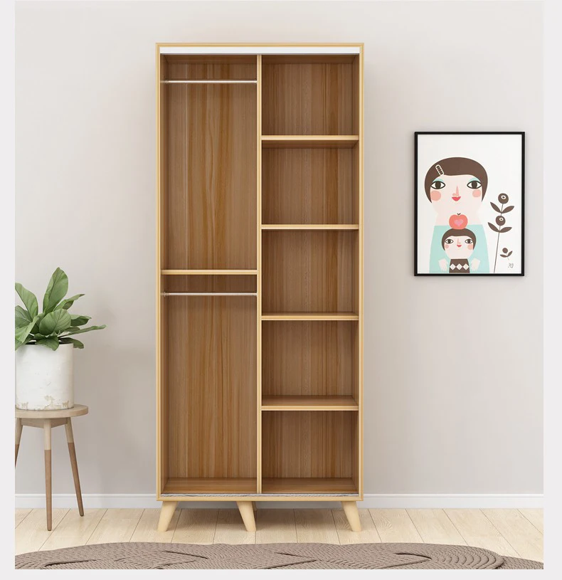 
Chest Nordic modern and simple sliding door sliding door almirah economy simple wood beech wood leg small chest bedroom almirah 
