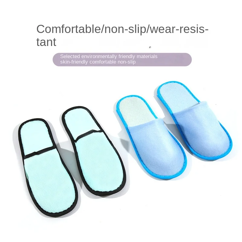 - Secondary slippers Hotel Guesthouses Guest houses beauty salons Home hospitality travel room thickened non-slip