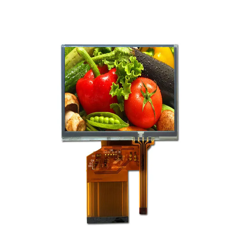 Солнечный свет читаемый 3,5 дюймов 320x240 TFT LCD NV3035C сенсорный экран с резистивной сенсорной панелью