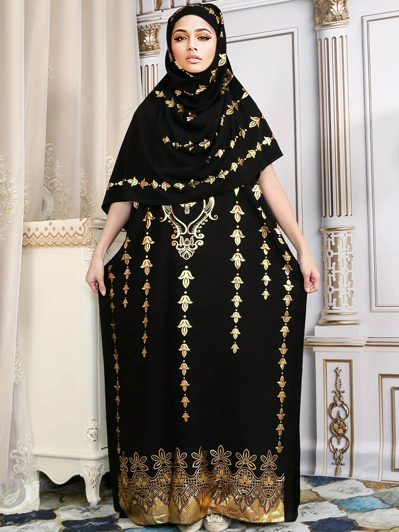 Various colors fashion dubai turkish black long women dress abaya muslim islamic clothing dresses