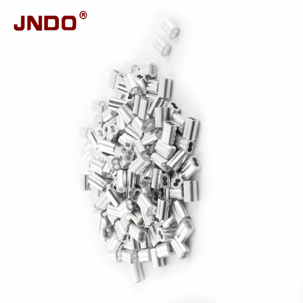 Hourglass Aluminium Oval Sleeves For Steel Wire Rope