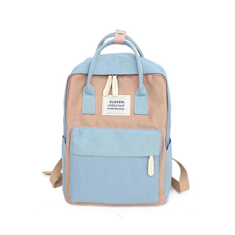 Нейлоновый рюкзак для девочек, детский дорожный тоут с разноцветными надписями, школьный ранец на заказ