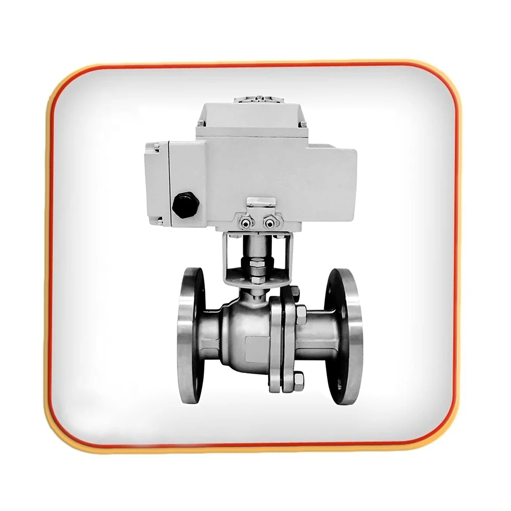 Шаровой кран TKFM из нержавеющей стали с моторизованным фланцем ss 304, размер 2 дюйма, 50 мм