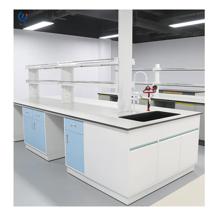 Durable Molecular Biology Chemistry Structure Laboratory Furniture Heavy Table Esd Workbench Lab Bench
