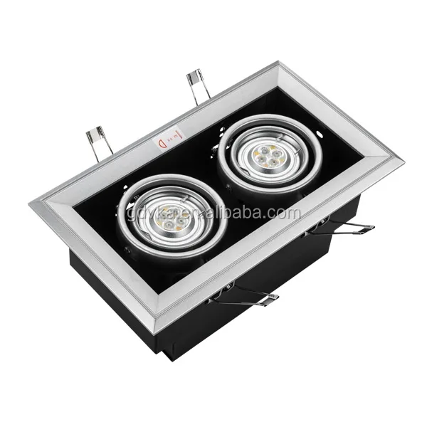  Прямоугольный светодиодный светильник MR16 GU10 3xMax 6 Вт