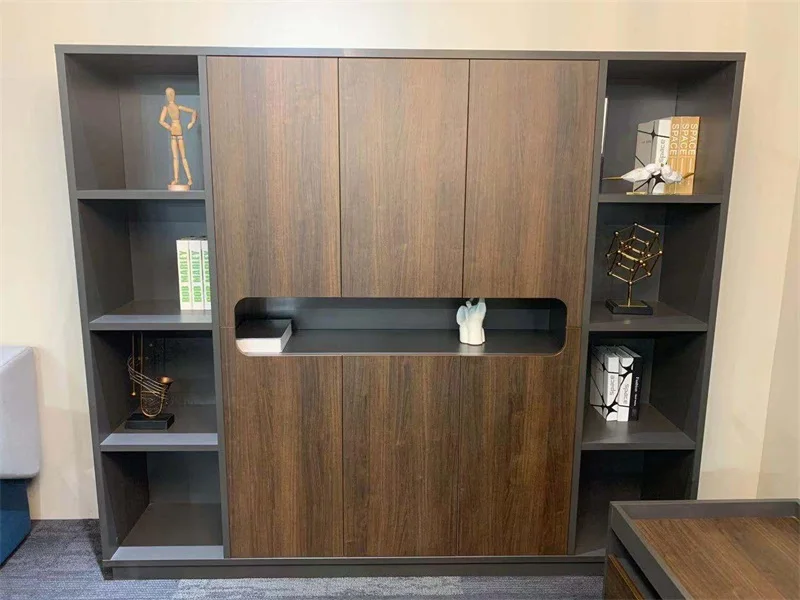 Furniture Manufacturer Nordic Office Partitions Cabinet Wooden Cupboard Side Cabinet