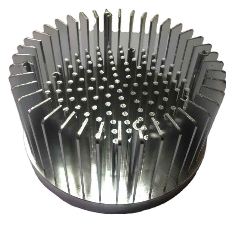 OEM Lathed прецизионные CNC токарные круглые алюминиевые радиаторы освещения для внутреннего светодиодного потолочного светильника тепловое