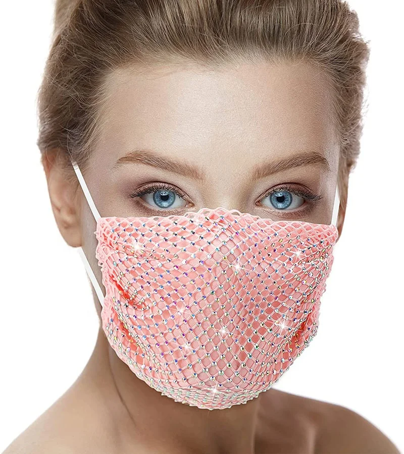 Модная маска со стразами для ночного клуба и вечеринки, маска с бриллиантами для вечеринки, косплей, Хэллоуин