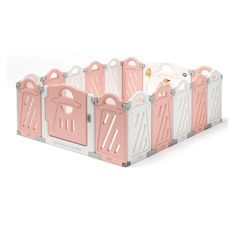 
Multi-combination Luxury Plastic Playpen For Babies Baby Toy Safety Folding Playpen 