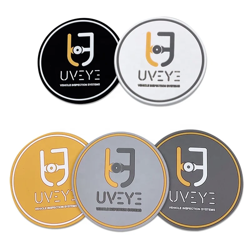 
Custom LOGO Eco-Friendly PVC Coaster Set 