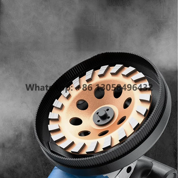 Power Floor Sanding Tools Dust-free Sander Portable Handheld Grinding Machine 180mm Electric Wall Grinder for Metal Rust Removal