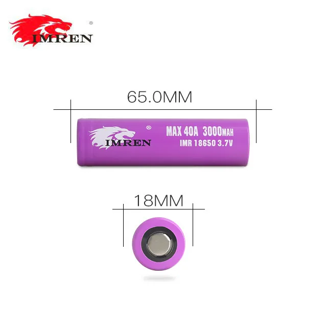 IMREN 3000mah 40mah 3,7 v Шэньчжэнь nimh аккумулятор