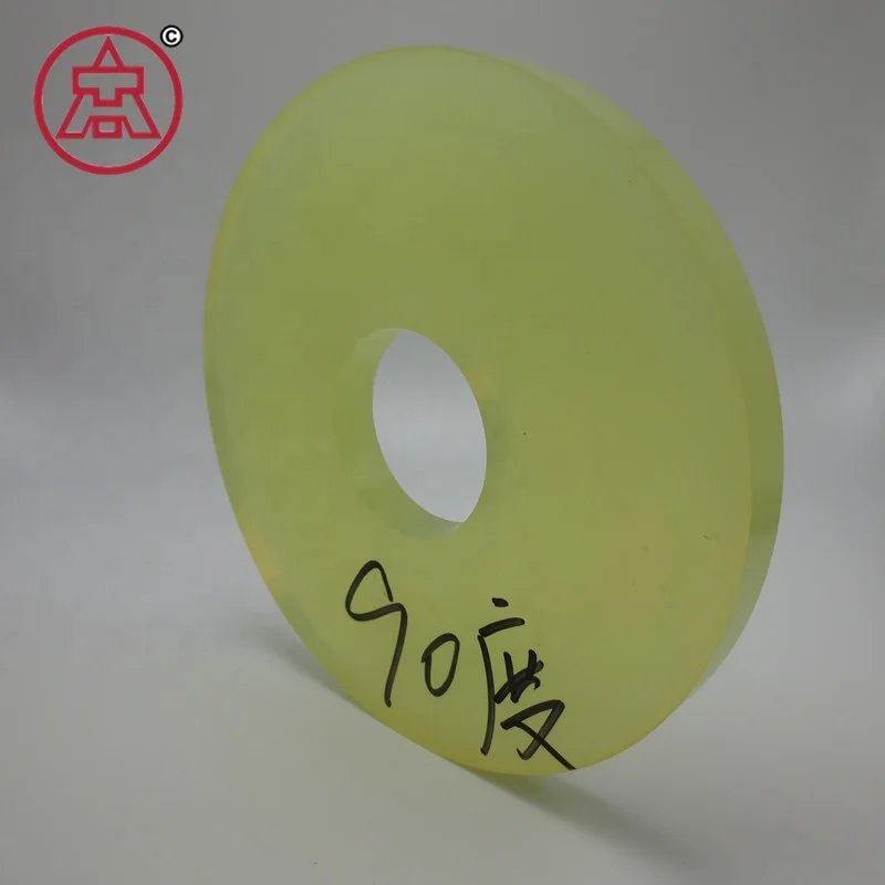 80-85A shore yellow PU polyurethane pu rubber sheet