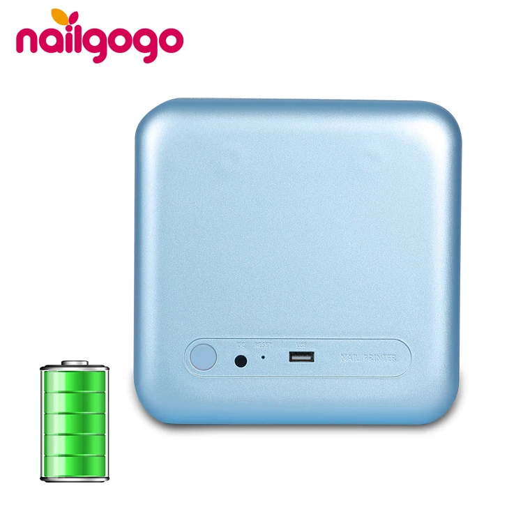 Nailgogo 3D Finger Digital Picture Portable Painting Software Mobile Mini Nail Art Machine Nail Printer