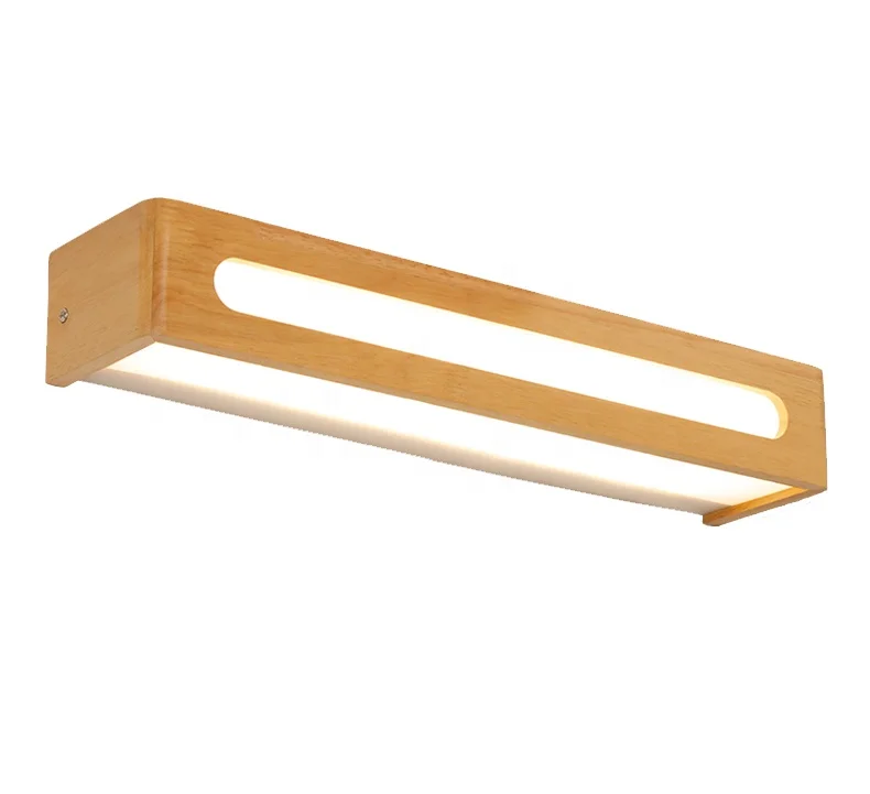 Nordic Design Indoor Living Room bedside Wooden sconce LED Wall Light Creative wood scone mounted wall lamps for bedroom
