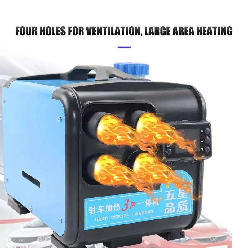 Remote Control Car Diesel Heater 8KW 12V24V220V Parking Fuel Heater Low fuel consumption Air Heater for Car Truck Boat