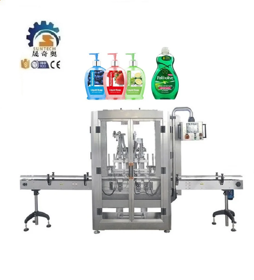 CE Low Cost 1kg Sauce Filling Machines Automatic Liquid Soap Small Bottles Filling Machines
