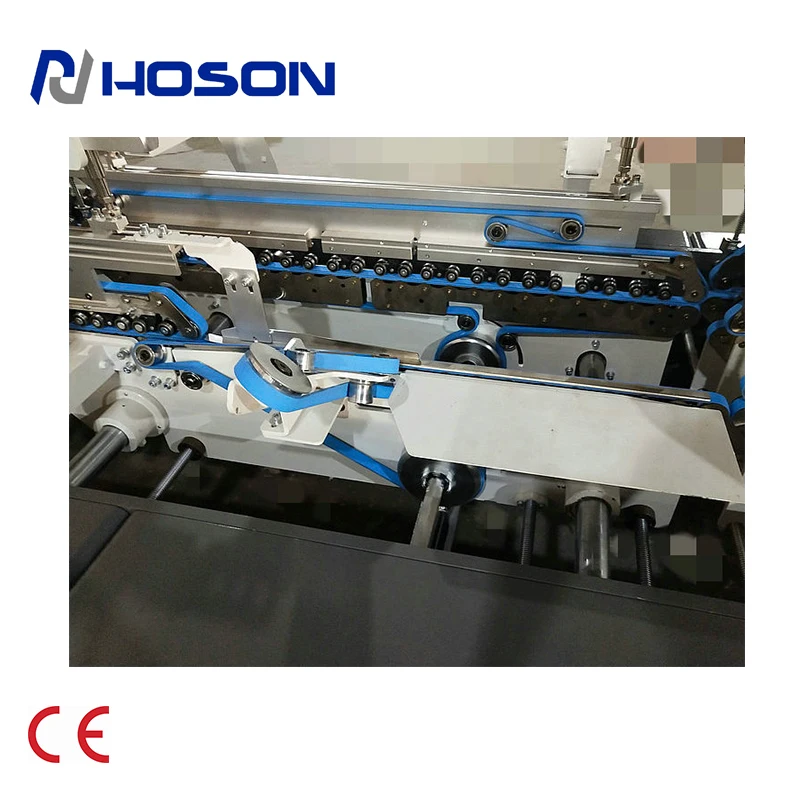 ZH-1000BFT-H Automatic Box Folder Gluer Machine for Folding Gluing 3 Points Box