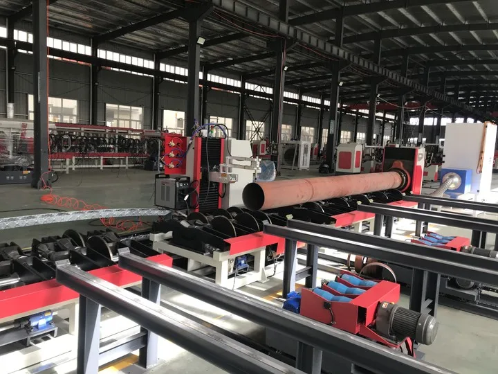 CNC Pipe Profile Saddle Nozzle Flame Cutting Machine