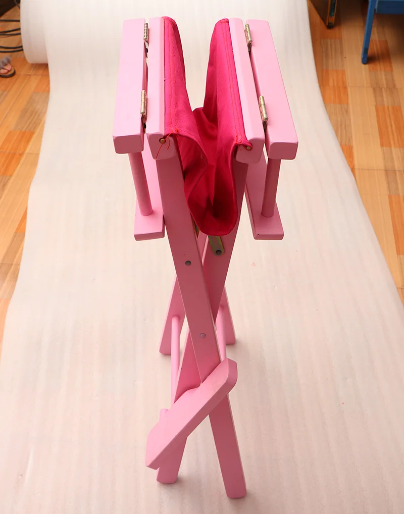 Производитель портативный розовый косметический стул для макияжа складной стол салона красоты с массажными функциями режиссеры киностудий