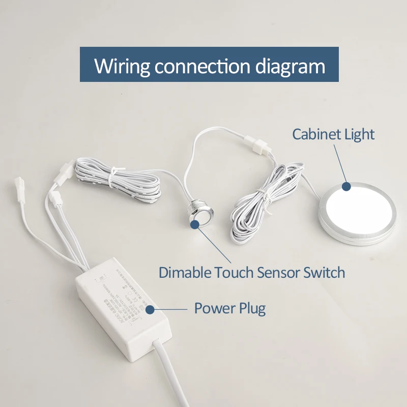 Factory Price 60W 2M Dupond port Wholesale Led Touch Dimmer Switch Sensor 12v touch sensor switch