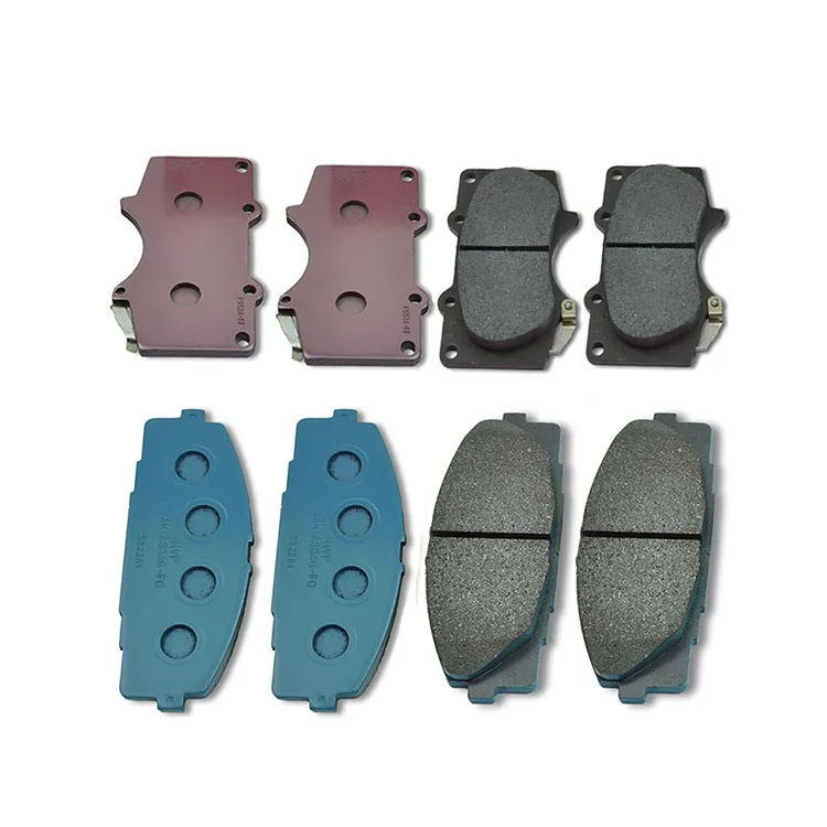 Wholesale Auto Car Front Rear Disc Semi-Metal Ceramic motorcycle brake pads For bmw Japanese Corolla pastilla de freno
