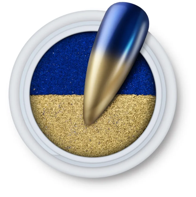 Wholesale Chameleon 12 colors  Mirror Nail Glitters Powder Auroras Effect Chrome Decoration Nail Powder Pigment