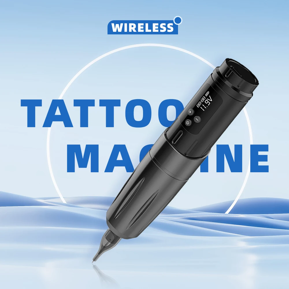 New Professional Adjustable High Performance Wireless Cheap Tattoo Machine Pen Gun For Tattoo Art Studio