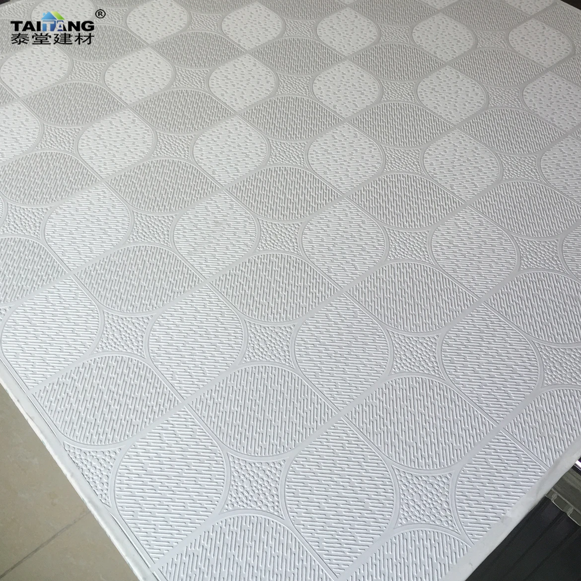 Pvc Gypsum Ceiling Board Platre Faux Plafond Suspendu Suspended Ceiling Tiles Square 60Cm