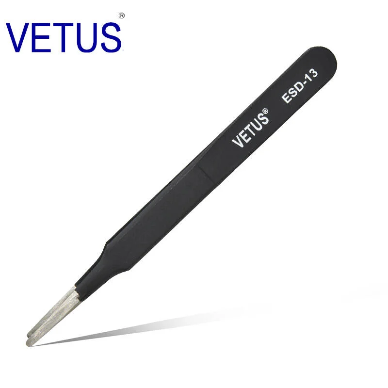  Пинцет Yelix Vetus ESD профессиональный Антистатический пинцет для наращивания ресниц из нержавеющей