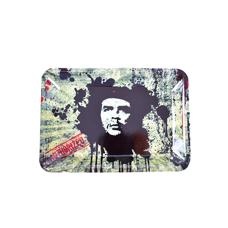 
Free Sample Free Shipping Tobacco Weed Metal Smoking Tin Rolling Tray 