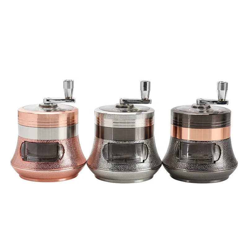 Amazon Factory Direct Smoking Electric Dry Herb Grinder Powerful Grinder Visual Window Tobacco Grinder Custom