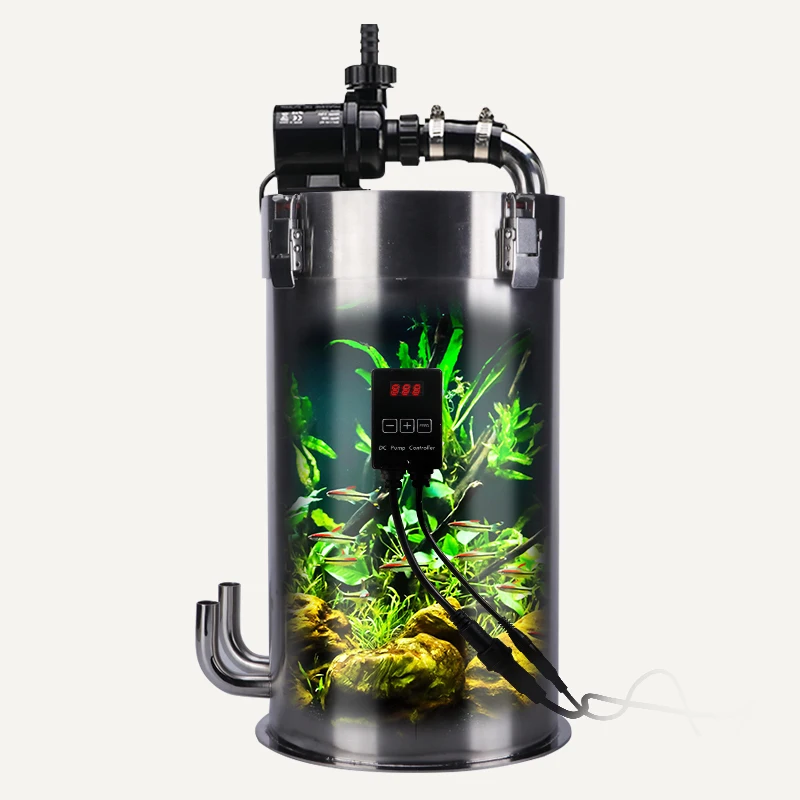 Aquarium plant tank stainless steel external canister filter