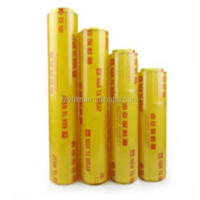 
Factory food grade 11mic pvc stretch cling wrap film 