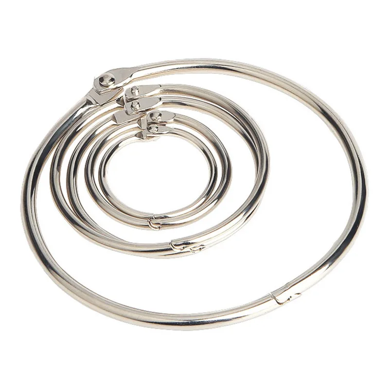 
HX-1953 25mm metal binding rings loose leaf binder rings small book ring 25mm 