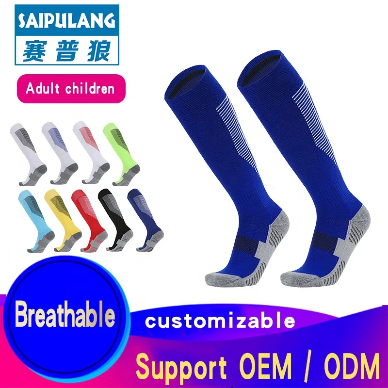 
Breathable Sweat Soccer Socks Cotton Socks non slip knee Soccer Socks for Boys Girls 