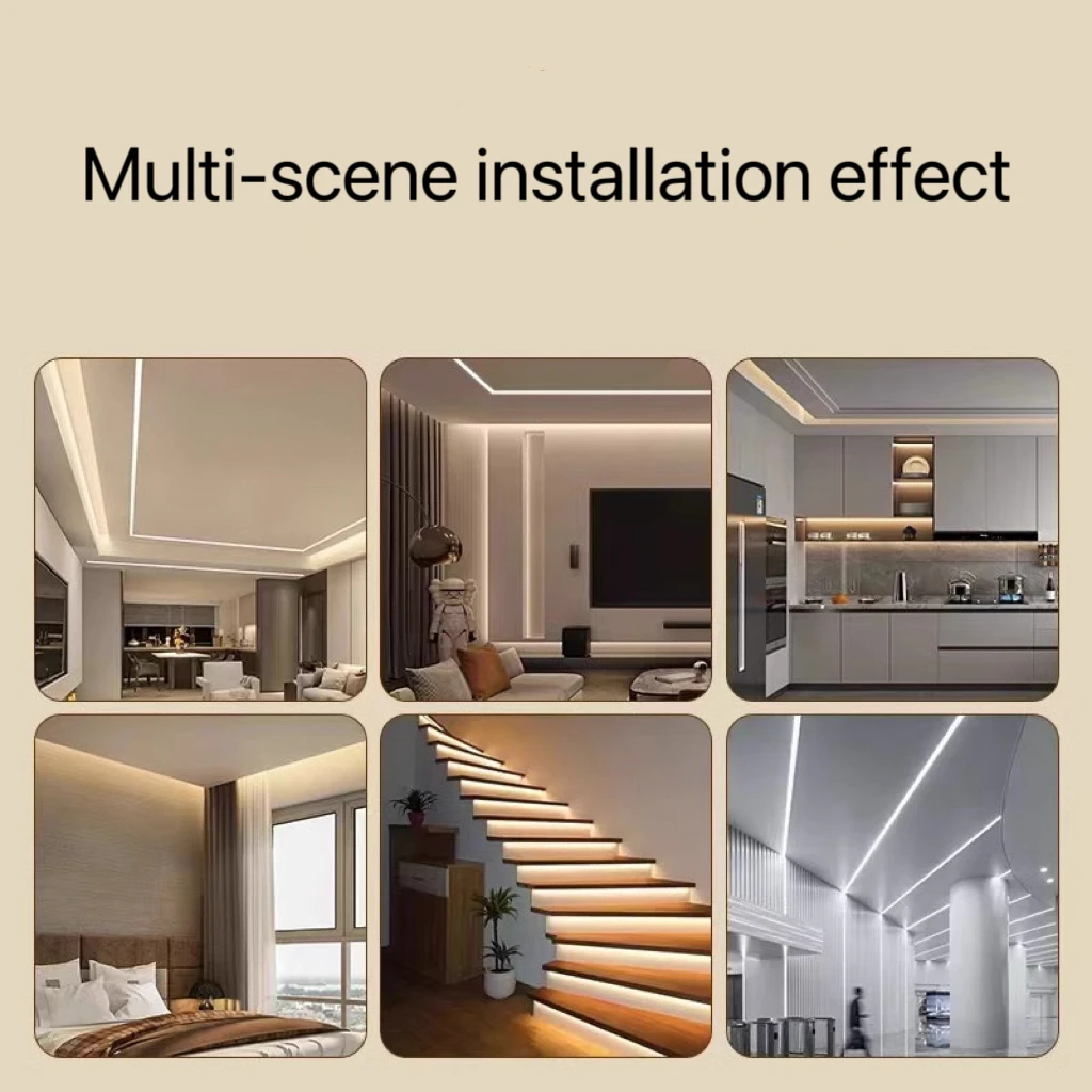 High Brightness 24V Flexible LED Strip Light Self-Adhesive Flicker-Free Cob for Living Room 5m Low Voltage 12V Light Strip