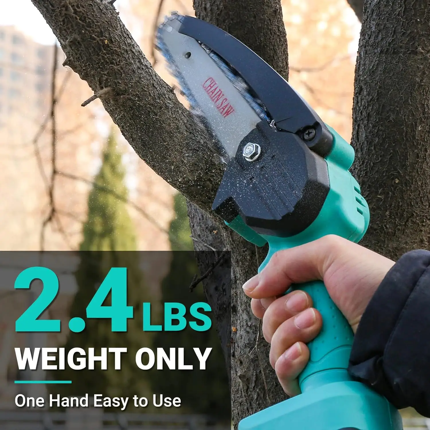 Wholesale 550W 20V Electric Handheld Battery Chainsaw 4/6 Inch Cordless Mini Guide Bar for Industrial & DIY OEM Customizable