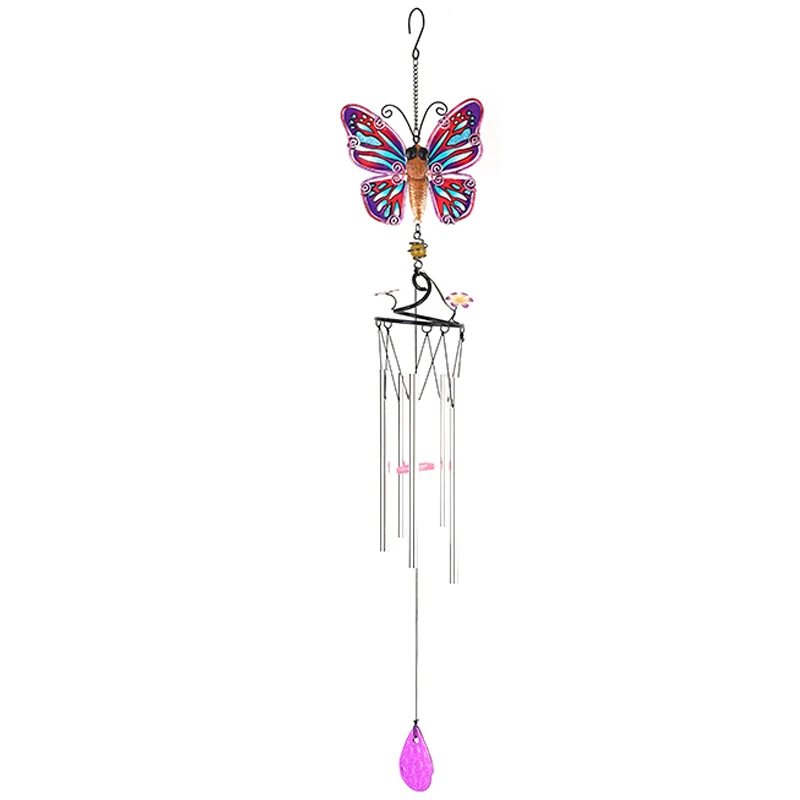 Custom Metal Creative butterfly wind chimes for outside