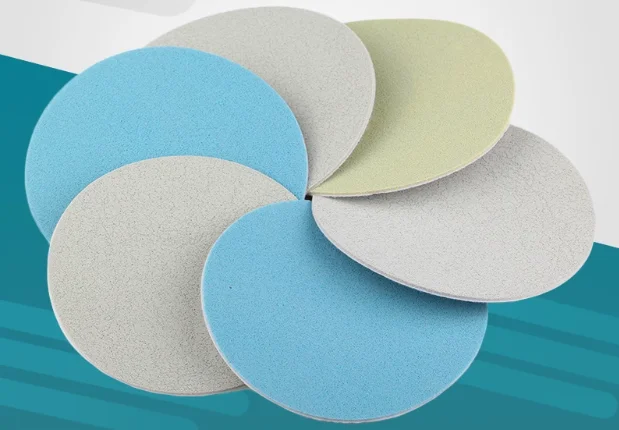 OEM Pyramid Sponge Sand 3inch round Abrasive Tools with  Aluminum Oxide Aluminium Materials for Grinding