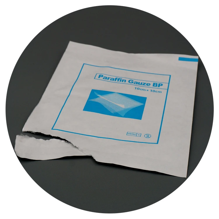 Высококачественная одноразовая экономичная масляная/парафиновая марлевая повязка OEM в наличии